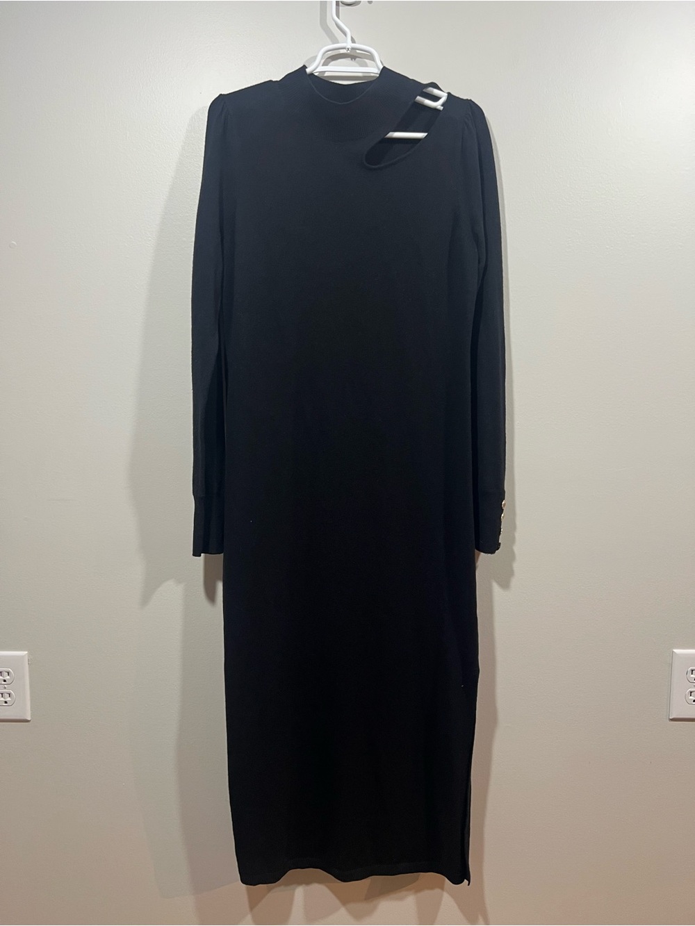 Generation Love Women’s Black Lulu Sweater Dress Size Medium